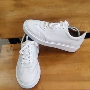 White Leather Men's Sneakers